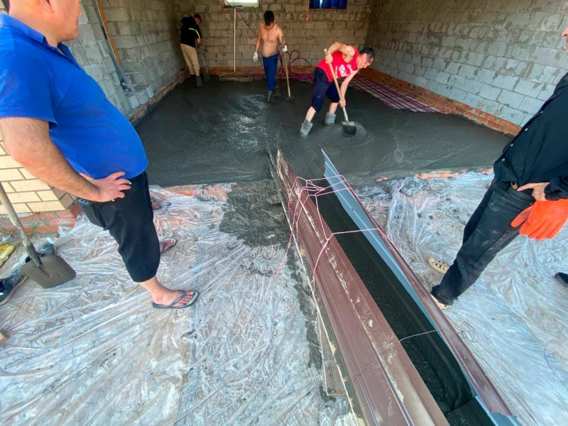 Заливка бетона под гараж в Краснодаре